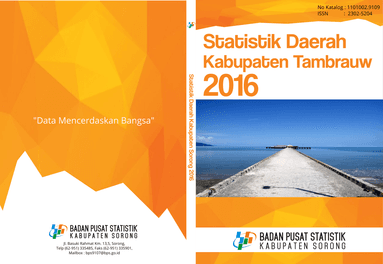 Tambrauw Regency Regional Statistics 2016