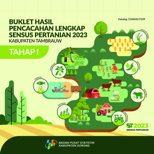Buklet Hasil Pencacahan Lengkap Sensus Pertanian 2023 - Tahap I Kabupaten Tambrauw